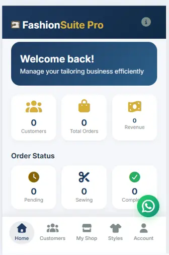 FashionSuite Pro tailor business app by Richard Tettey